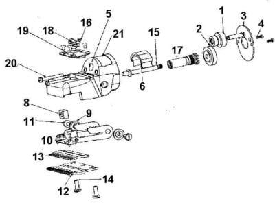 #18, Tension Plate Assembly