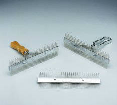 Cattle Comb, Blades, Franklin Fluff & Groom 9"