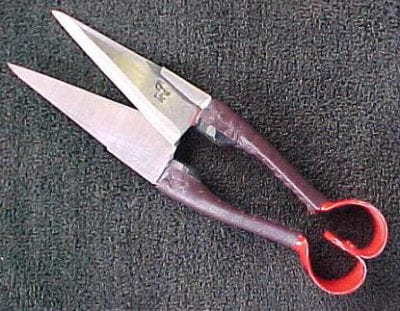 Hand Shears, Leather Handle