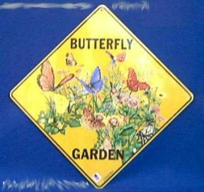 Sign, Butterfly Crossing