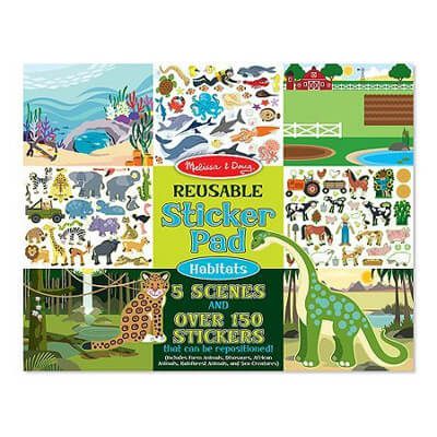 Habitats Reusable Sticker Pad
