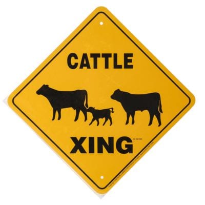 Sign, Cattle