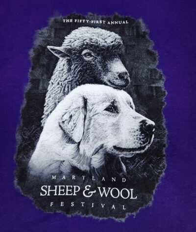 2024 Maryland Sheep & Wool Festival T-Shirt -Purple