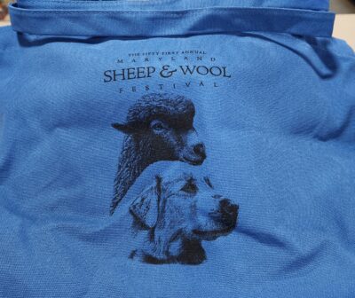 2024 Maryland Sheep & Wool Festival Beach Washed Tote