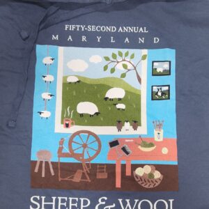 2025 Maryland Sheep & Wool Festival Long Sleeve Tee w/ Hood