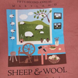 2025 Maryland Sheep & Wool Festival T-Shirt - Rose